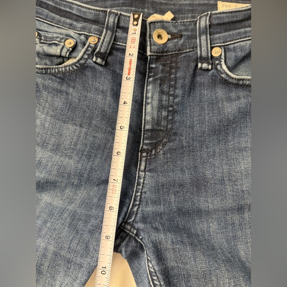Rag & Bone Jeans Womens 25 Cate Mid-Rise Ankle Skinny Med. Wash Color: April - Picture 7 of 12
